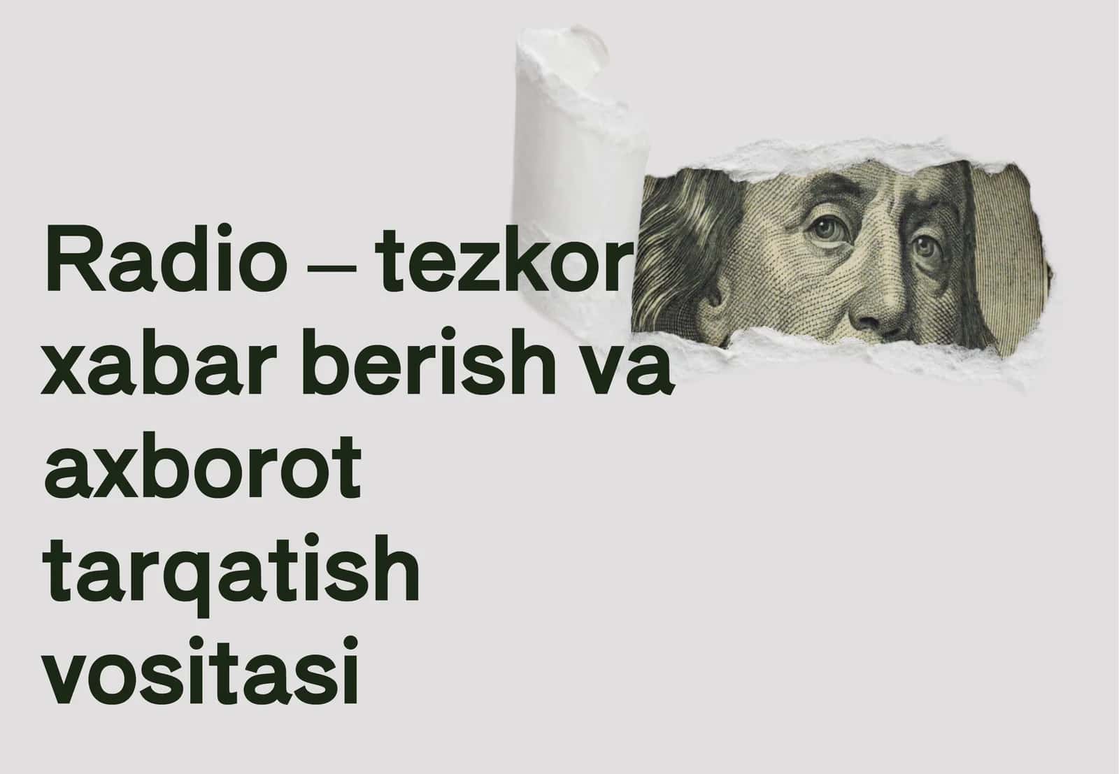 Radio – tezkor xabar berish va axborot tarqatish vositasi 1