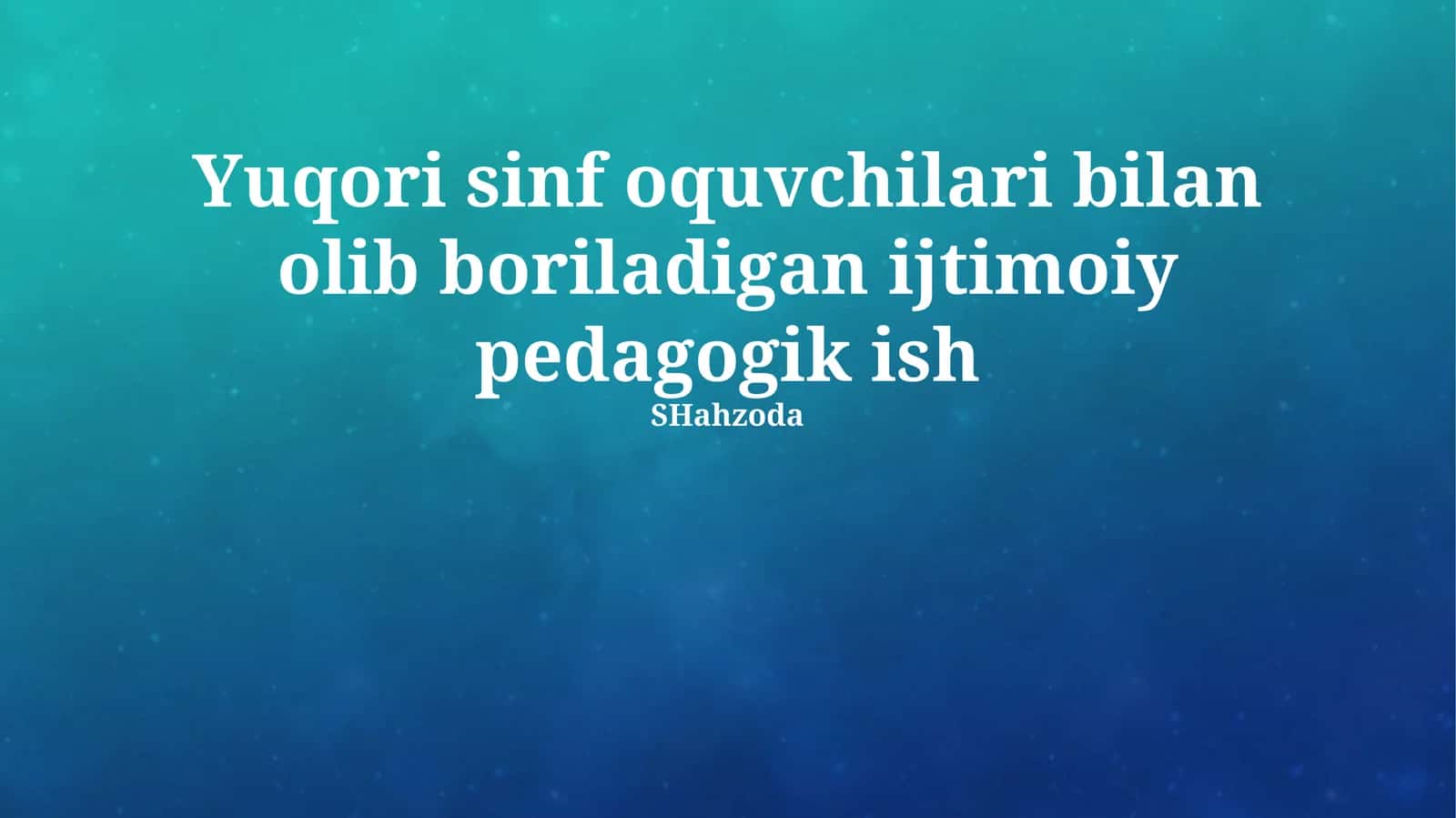 Samarali ijtimoiy-pedagogik dasturlar 1