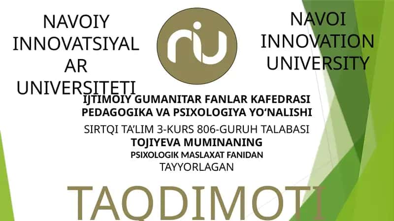 OTA-ONALARDA KONGRUENTLIKNI SHAKILANTIRISH 1