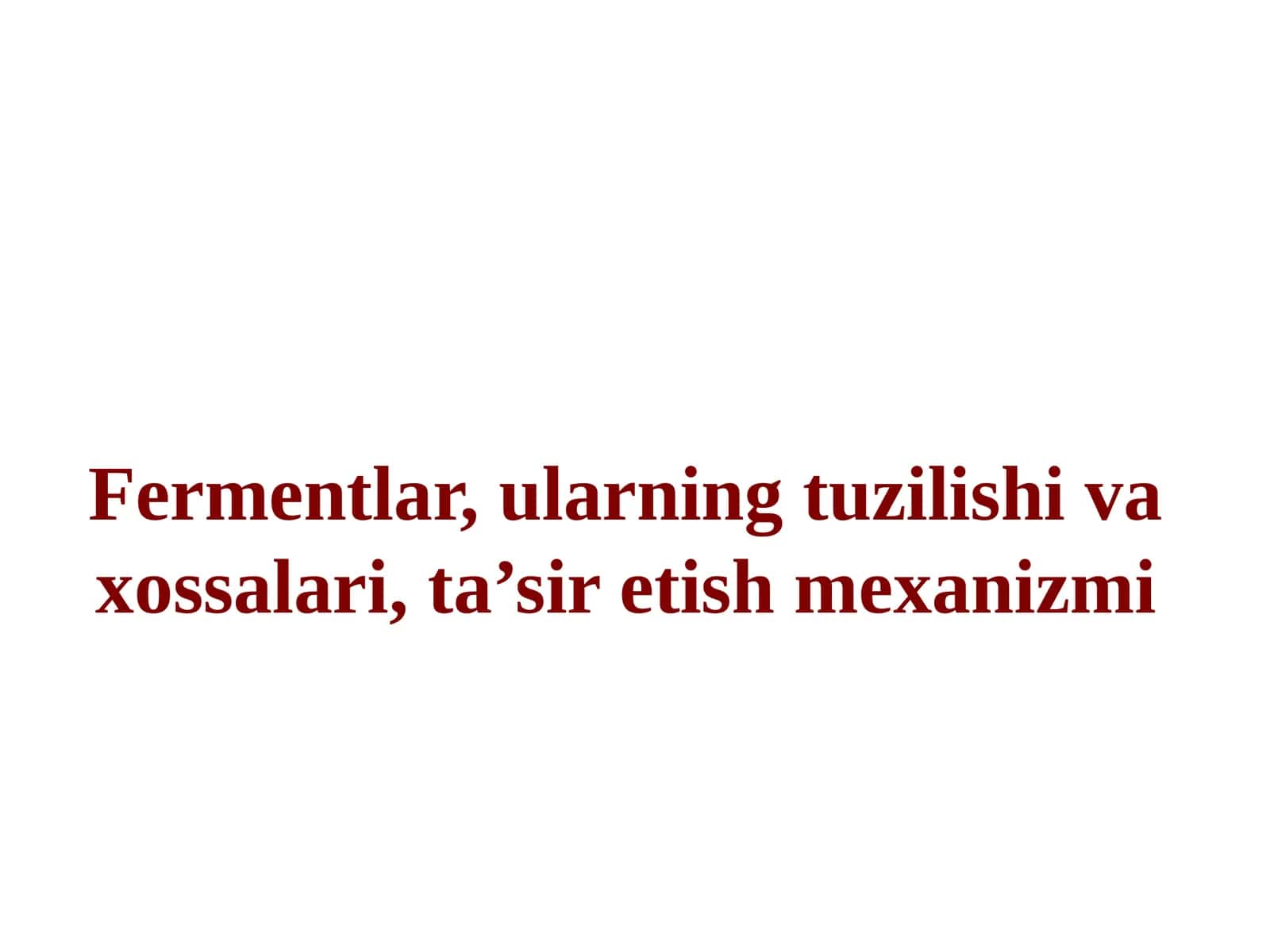 Fermentlar (Fermentlar) 1