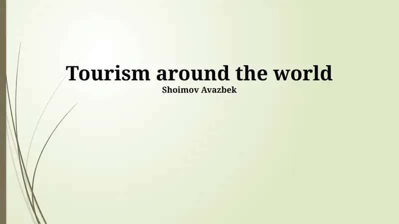 Regional Tourism Highlights 1