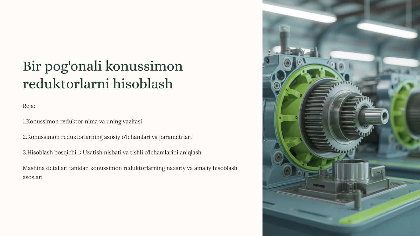Konussimon Reduktorlar 1