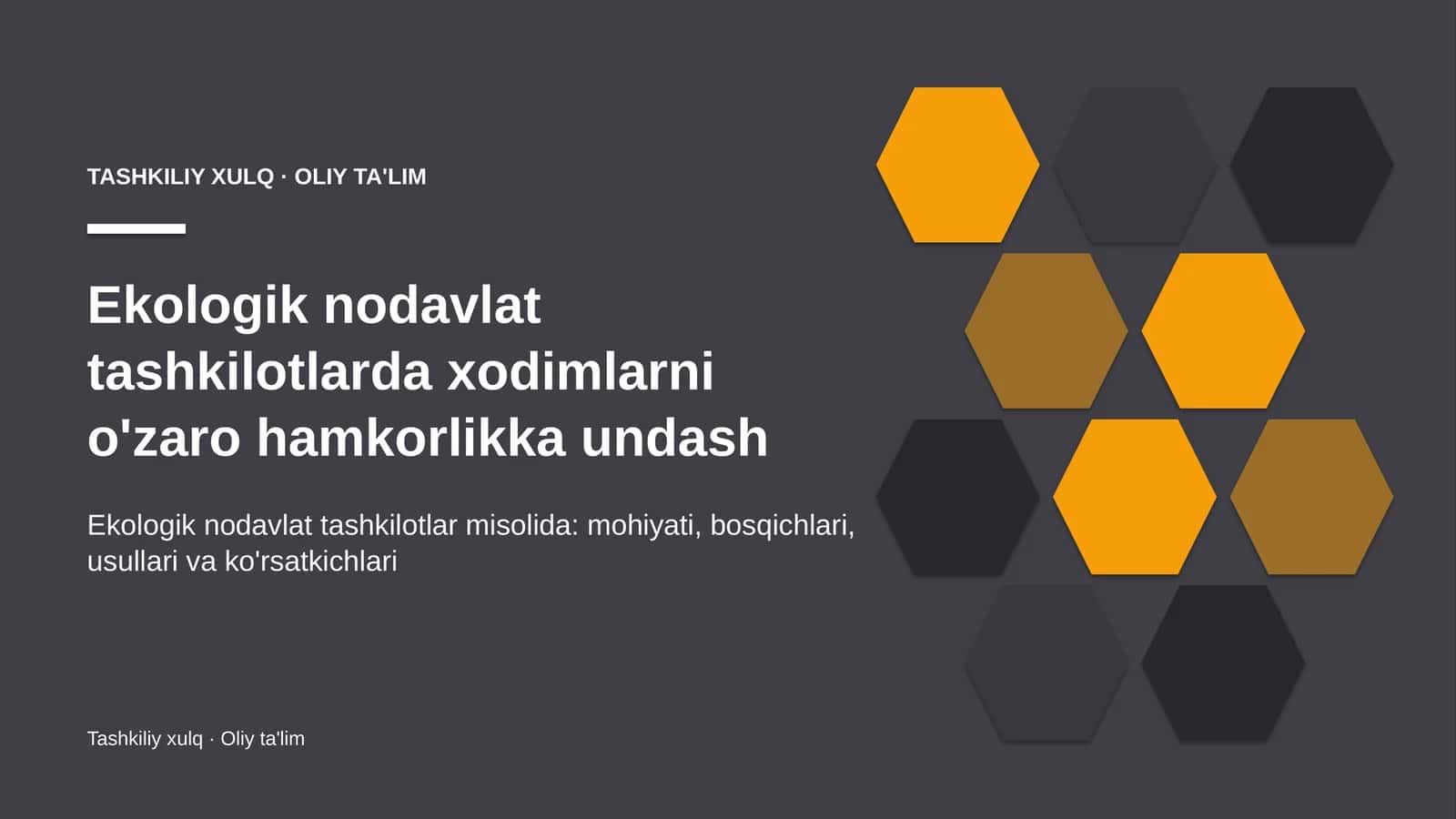 ekologik nodavlat tashkilotlarda xodimlarni o'zaro hamkorlikka undash 4178 1