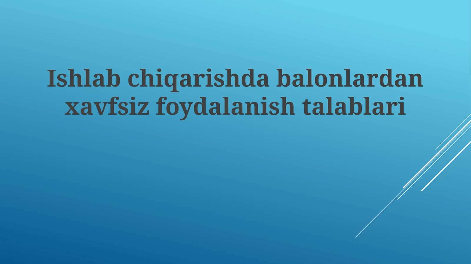 Shar balon materiallari xavfsizligi 1