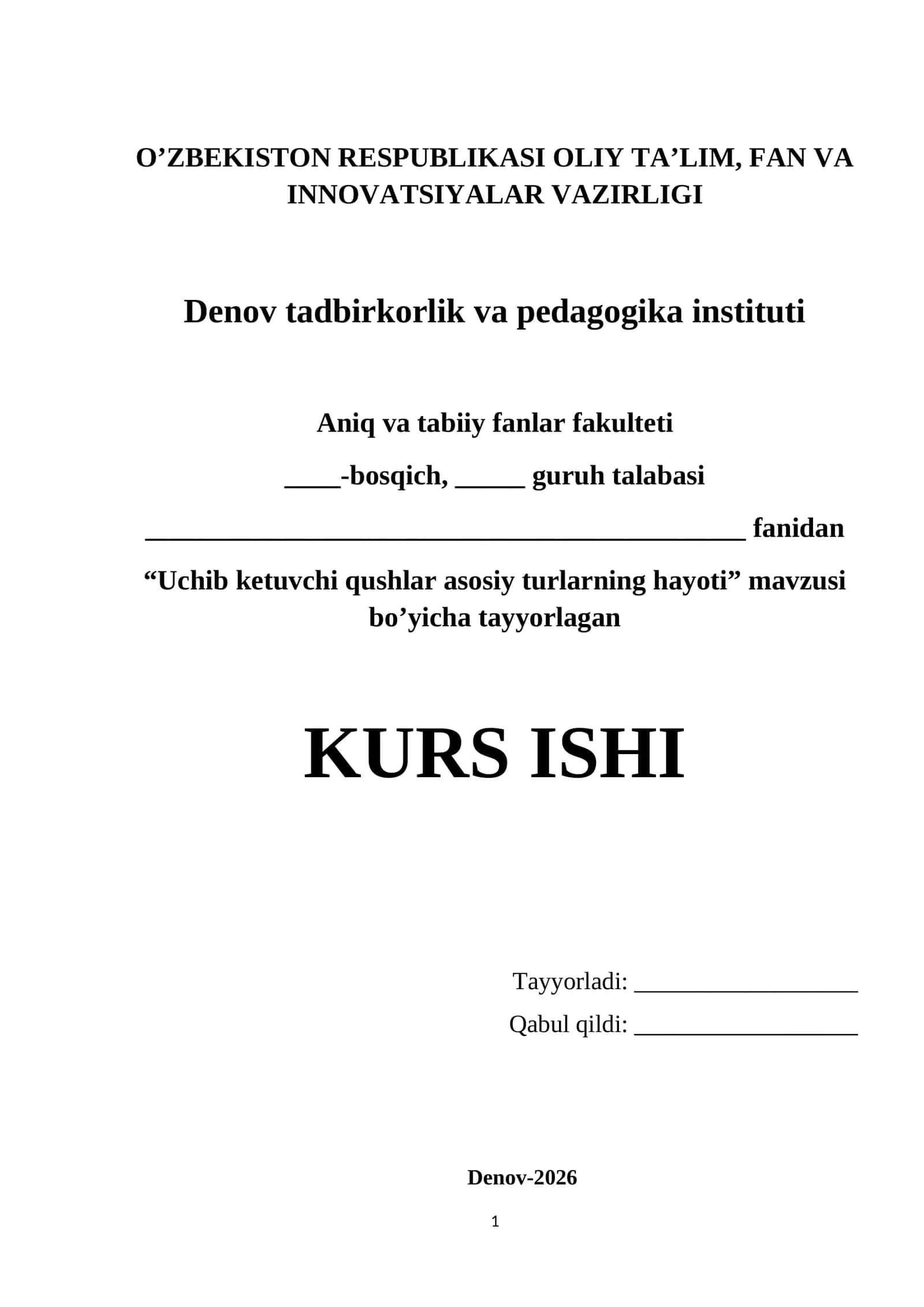 Uchib ketuvchi qushlar asosiy turlarning hayoti 1