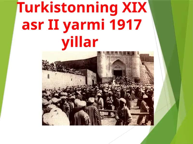 Rus maktablarining ochilishi Turkistonda 1