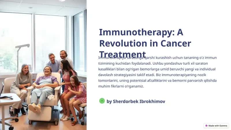 Saraton immunoterapiyasi 1
