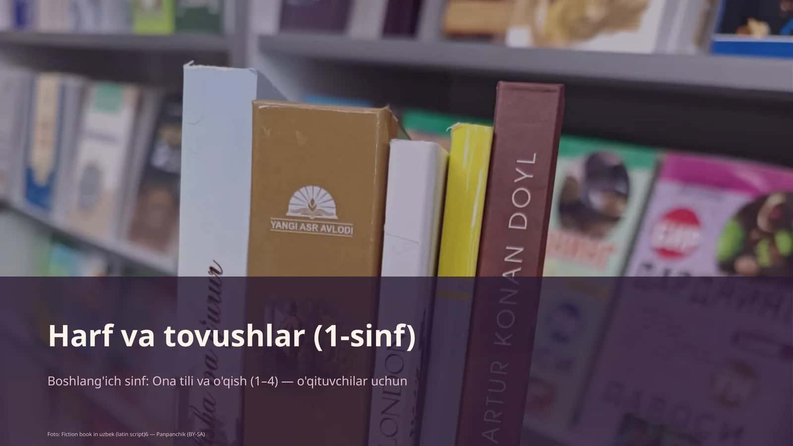 Harf va tovushlar (1-sinf) 1