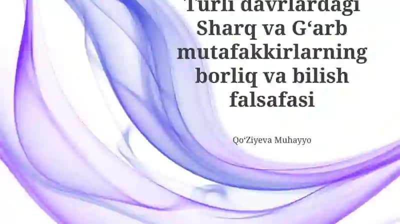 Qadimgi Yunon va Sharq asoslari