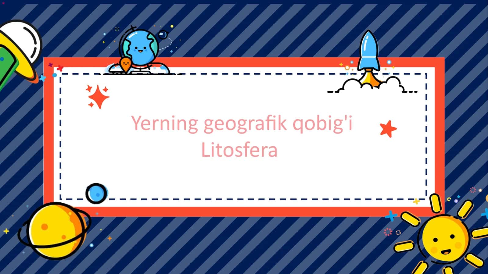 Yerning geografik qobiqi Litosfera 1