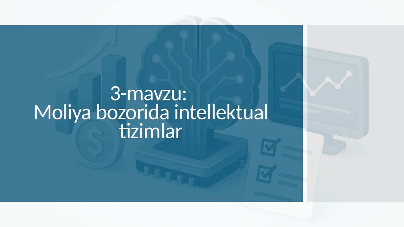Moliya bozorida intellektual tizimlar 1