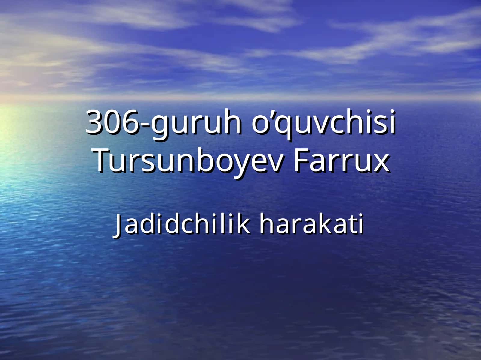 Jadidlar haqida 1