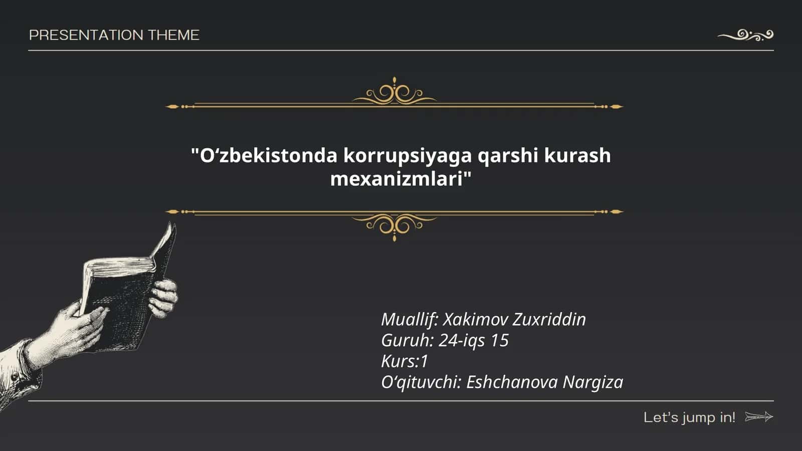Oʻzbekistonda korrupsiyaga qarshi kurash mexanizmlari 1