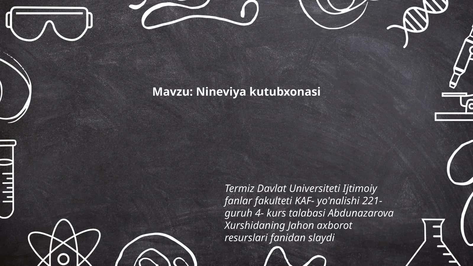 Nineviya kutubxonasi 1