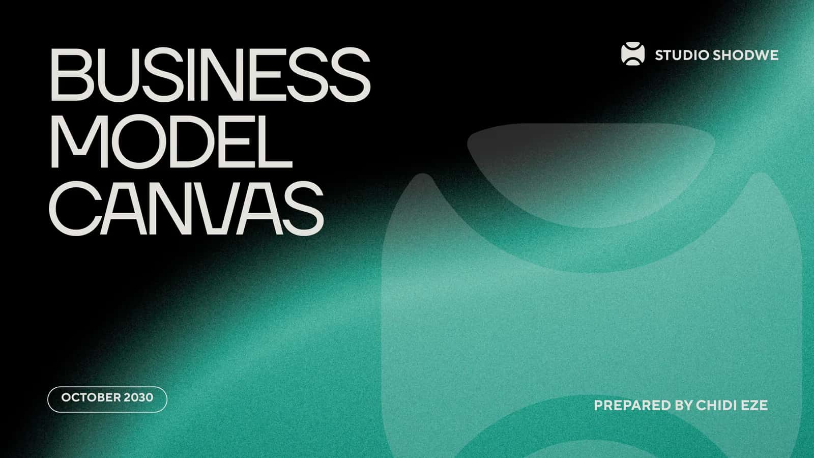 BUSINESS MODEL CANVAS 1