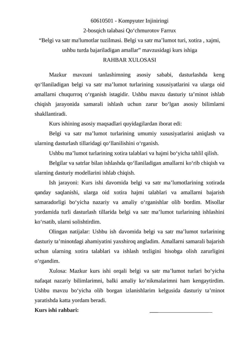 Kompyuter Injiniringi 1