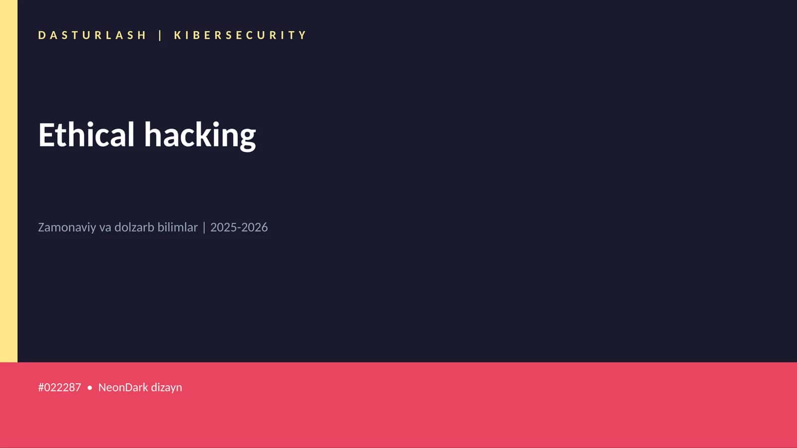 Ethical hacking 1