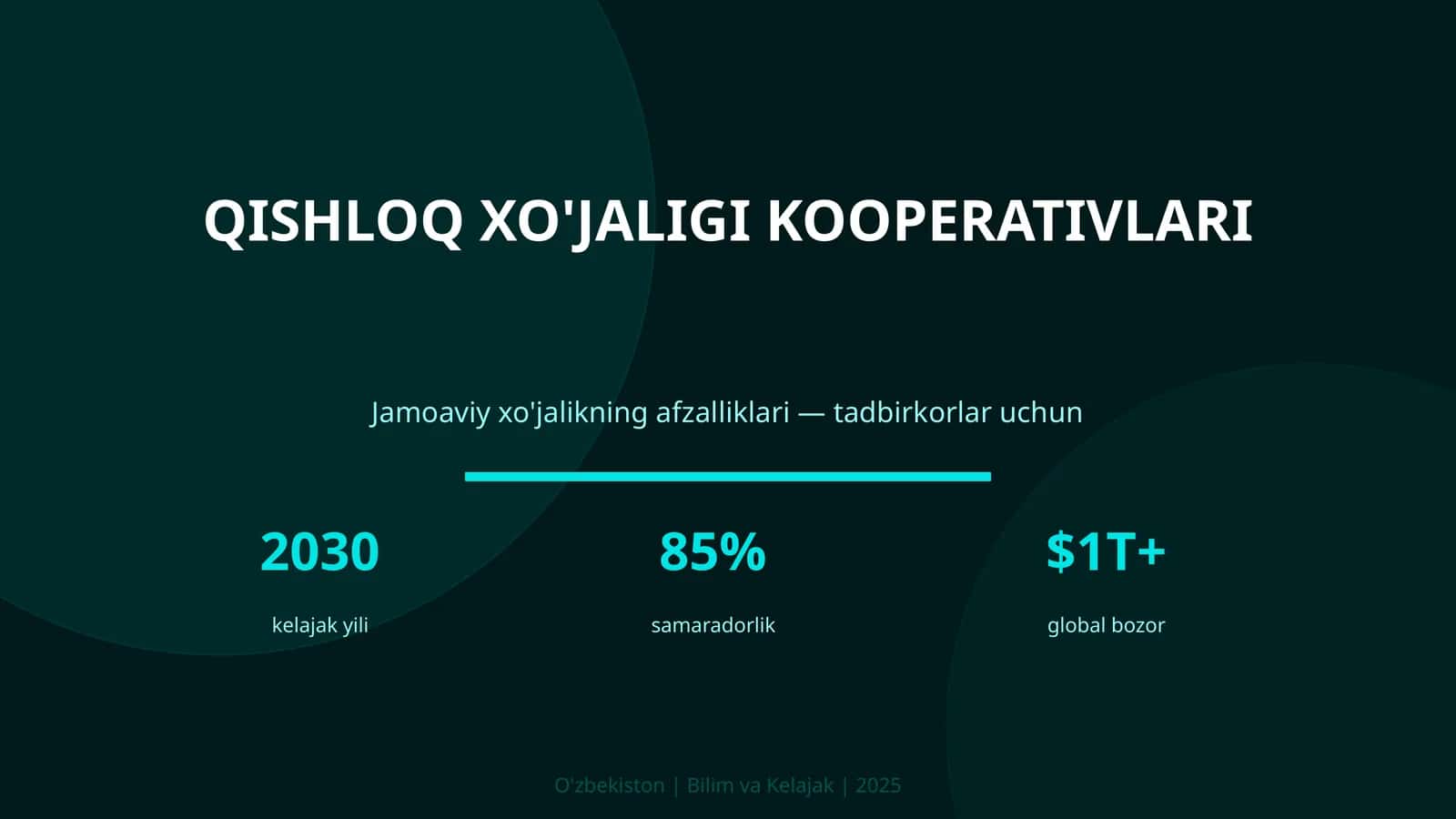 Qishloq xo'jaligi kooperativlari 1