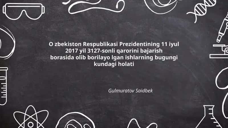 Qarorning umumiy ijrosi va bugungi holati 1