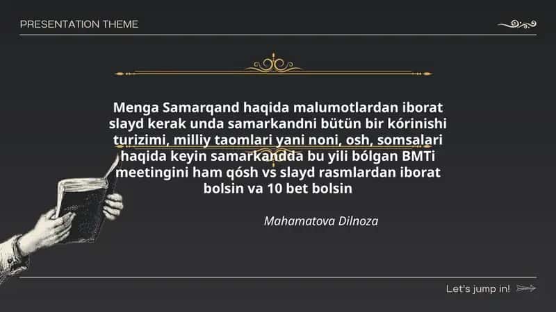 Samarqand haqida malumotlar 1