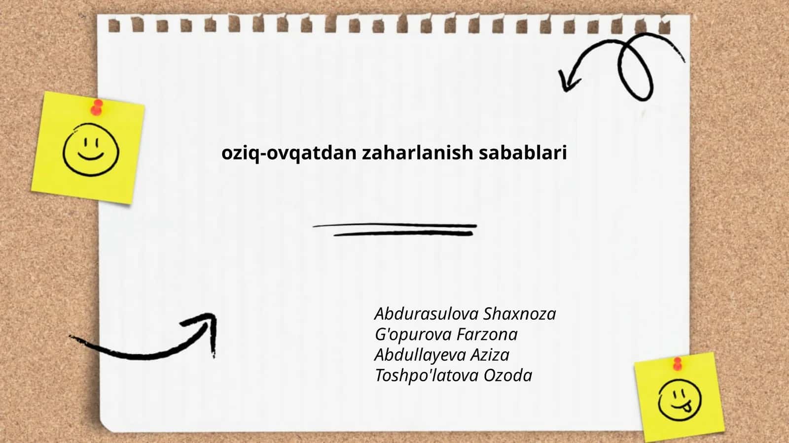 Buzilgan oziq-ovqatdan zaharlanish sabablari 1
