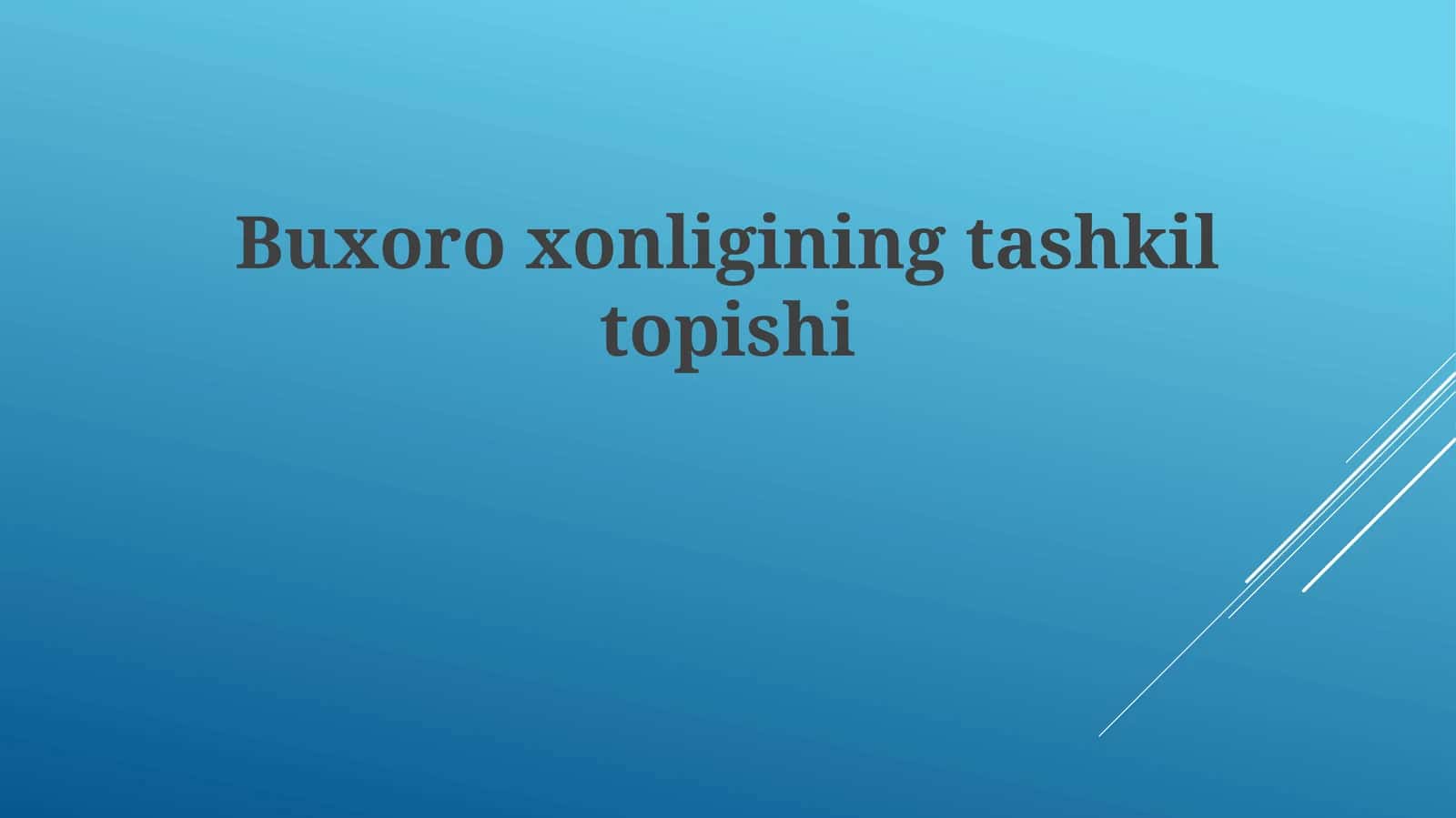 Buxoroxonliginingtashkiltopishi 1