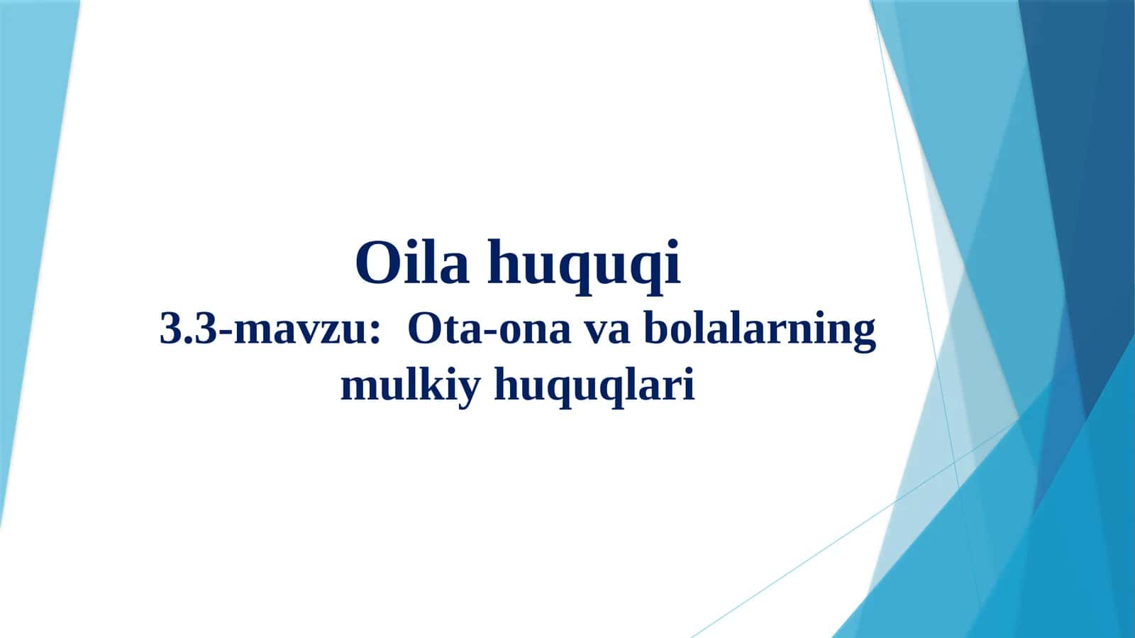 Oilakodeksi(13-bob) 1