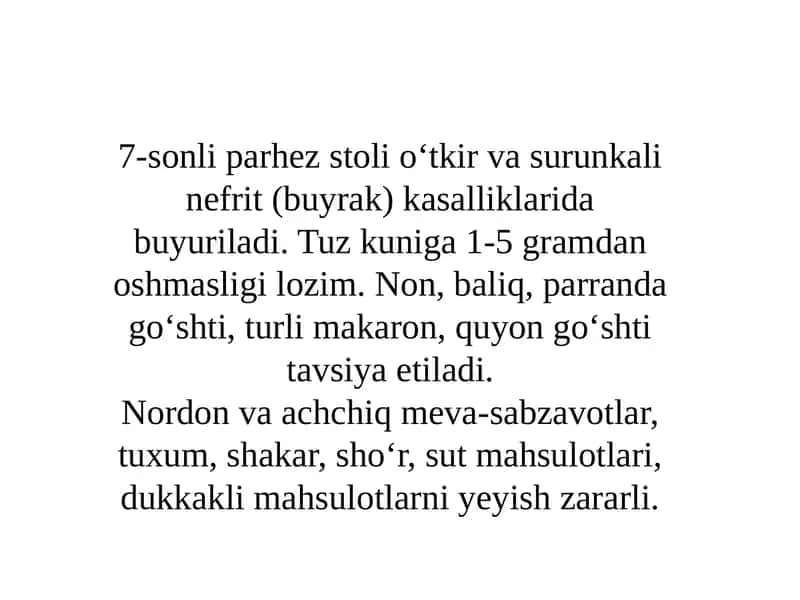 Ovqatlar 1