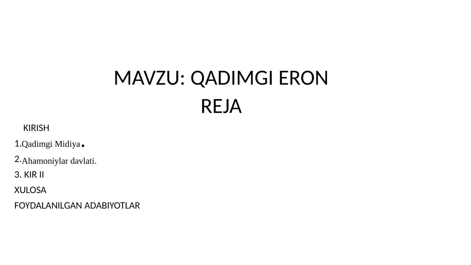 QADIMGI ERON 1
