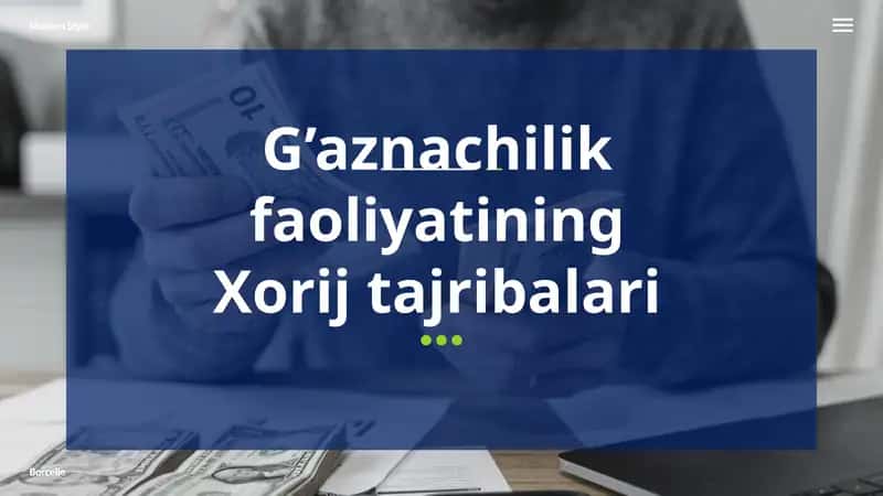 G’aznachilik faoliyatining Xorij tajribalari 1