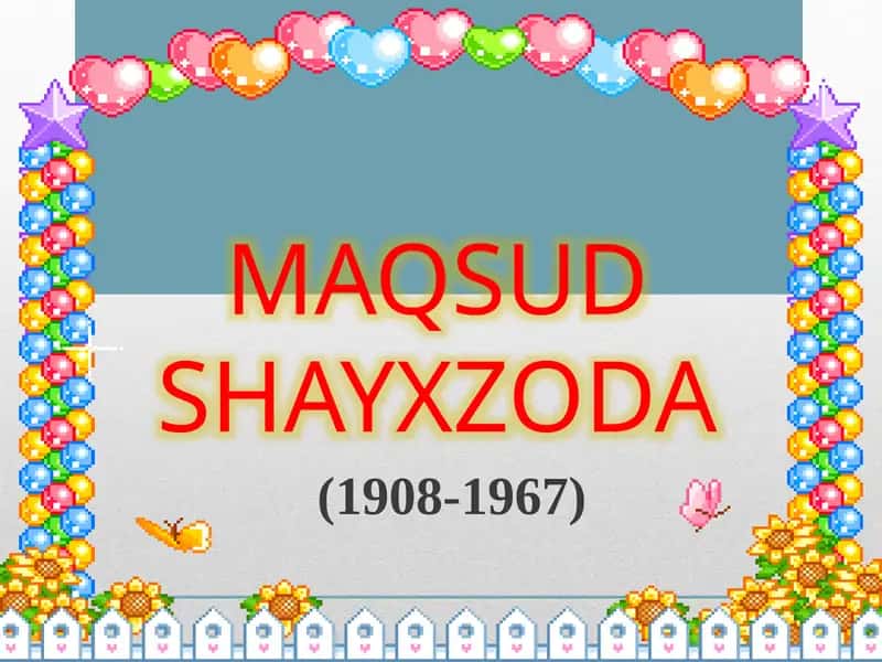 Maqsud Shayxzoda 1