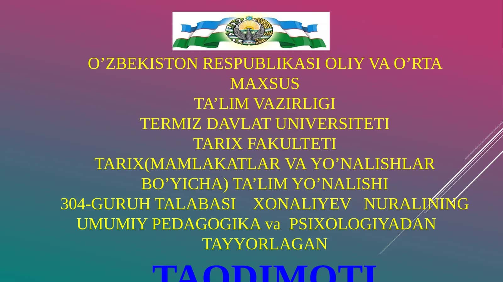 Ijtimoiy adaptatsiya 1