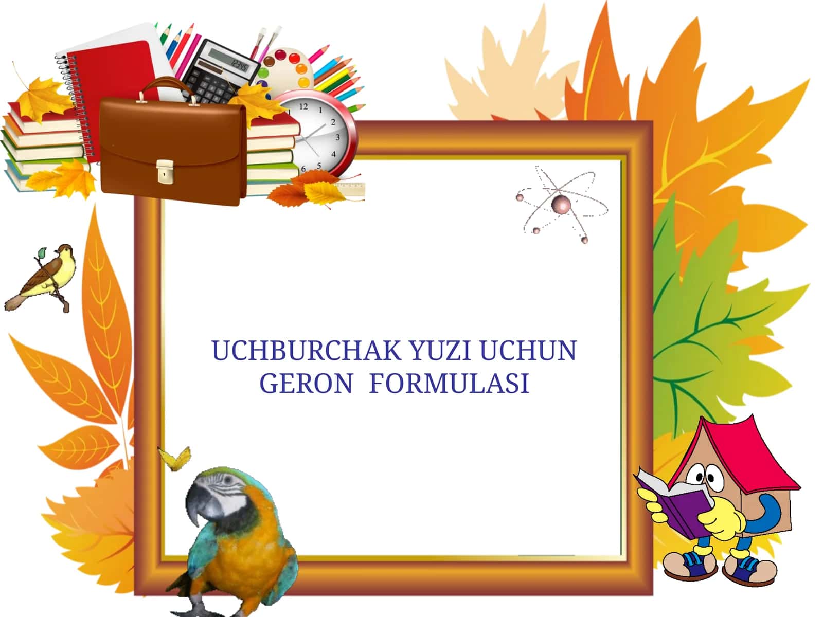 Uchburchak Yuzi Uchun Geron Formulasi 1