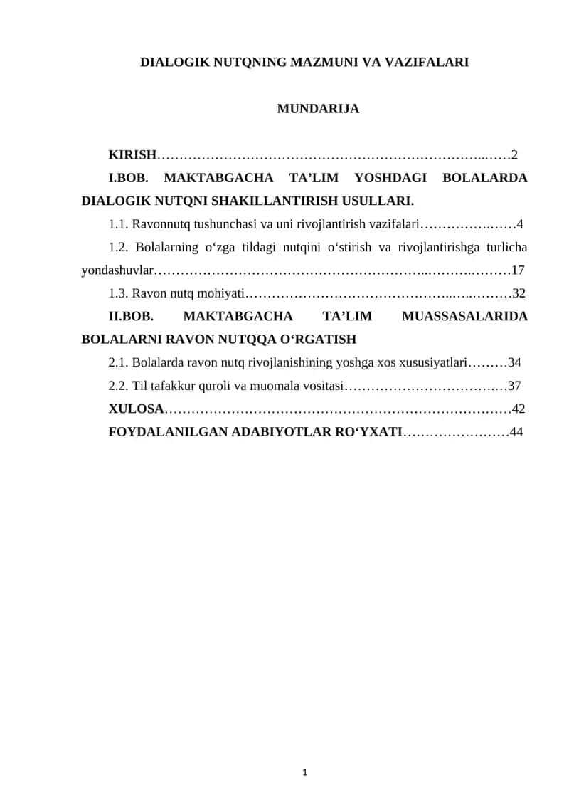 DIALOGIK NUTQNING MAZMUNI VA VAZIFALARI 1