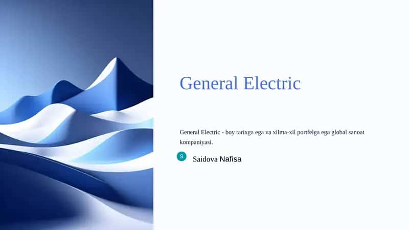 General Electric 1