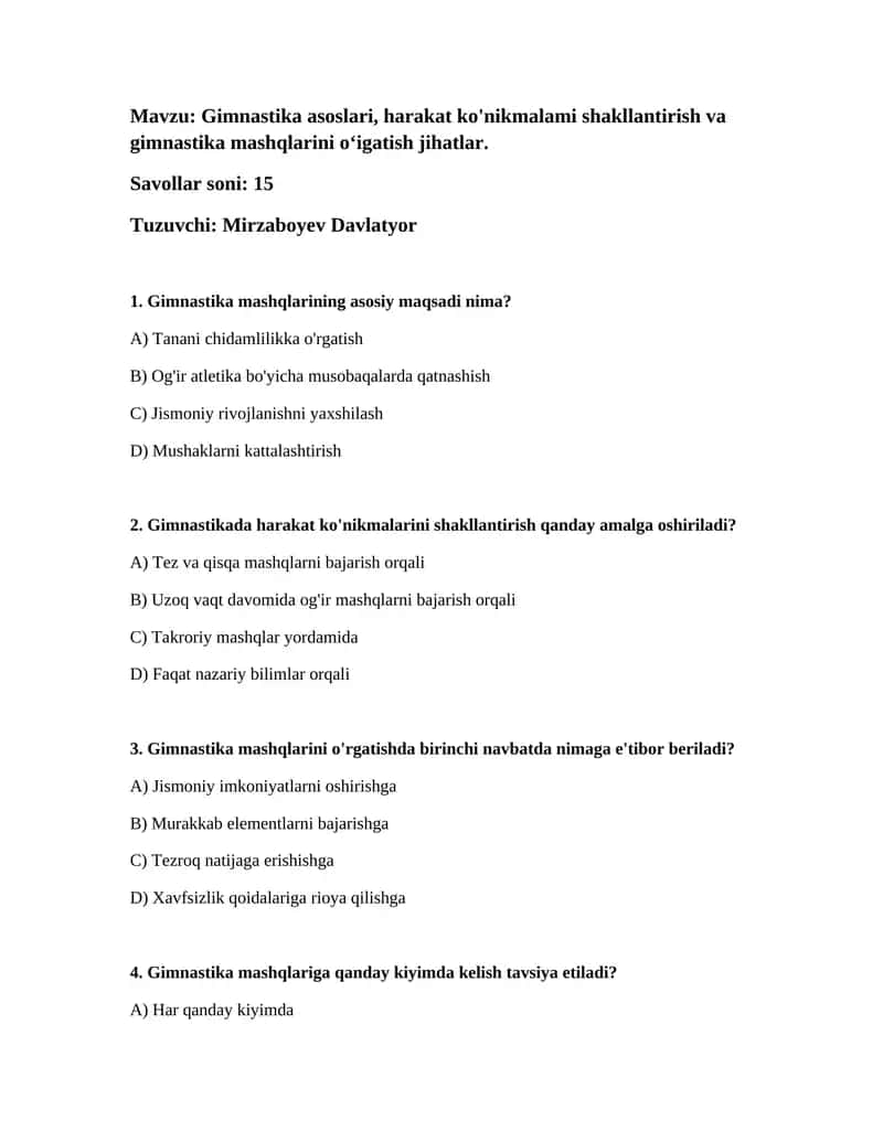 Gimnastika asoslari 1