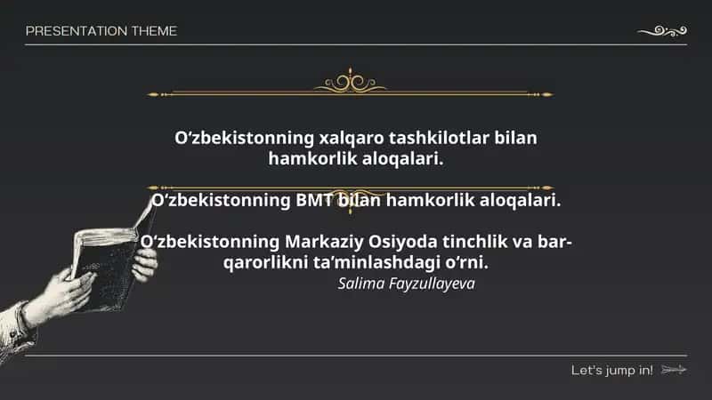Xalqaro hamkorlik aloqalari 1