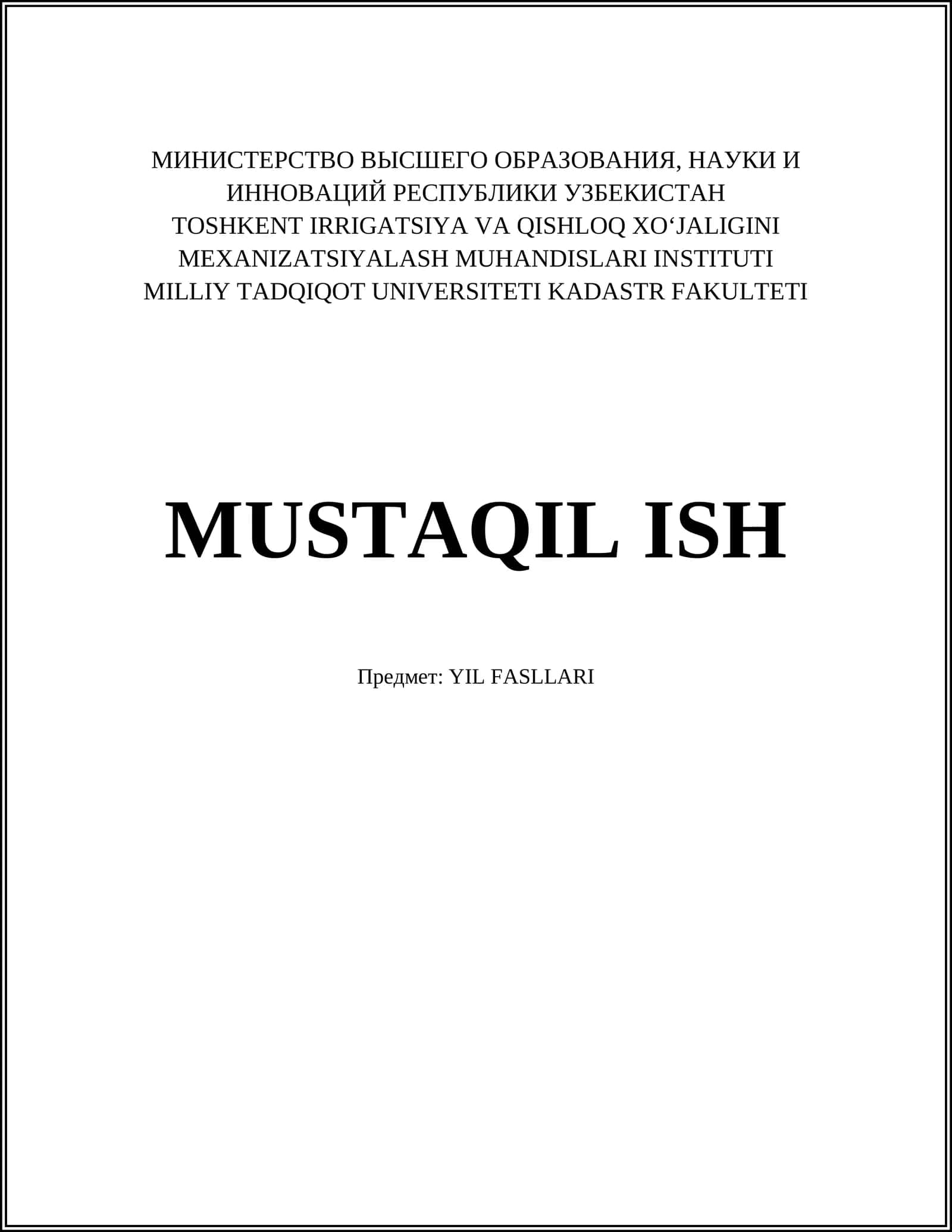 YIL FASLLARI 1
