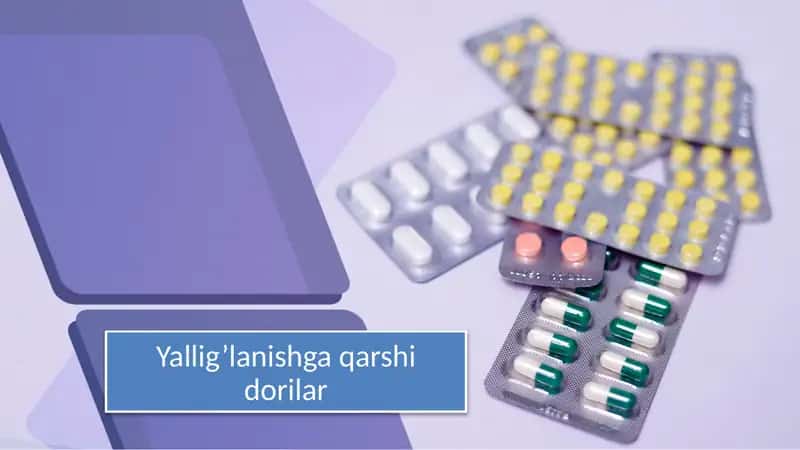Yallig’lanishga qarshi dori vositalar 1