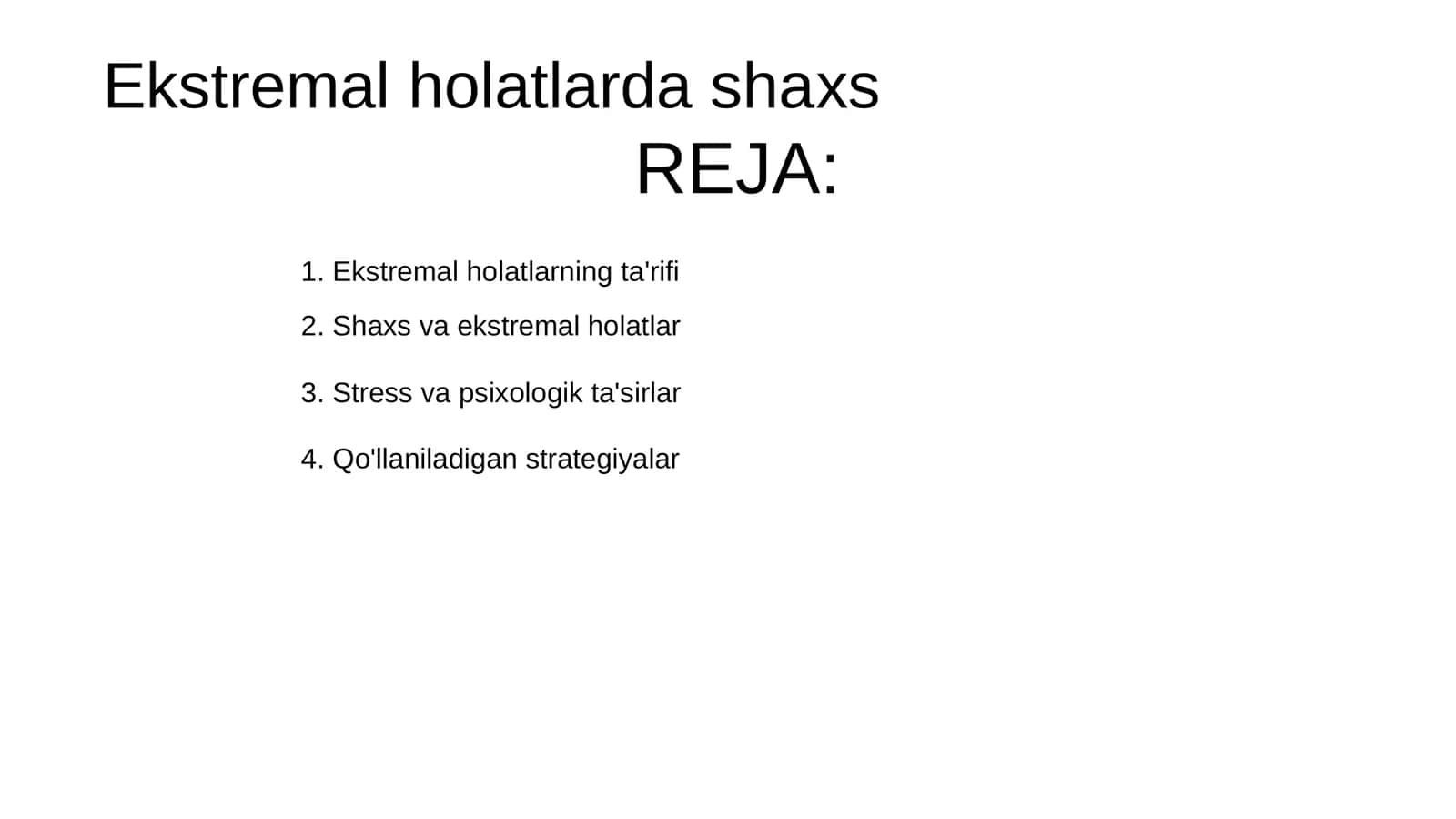 Ekstremal holatlarda shaxs 1