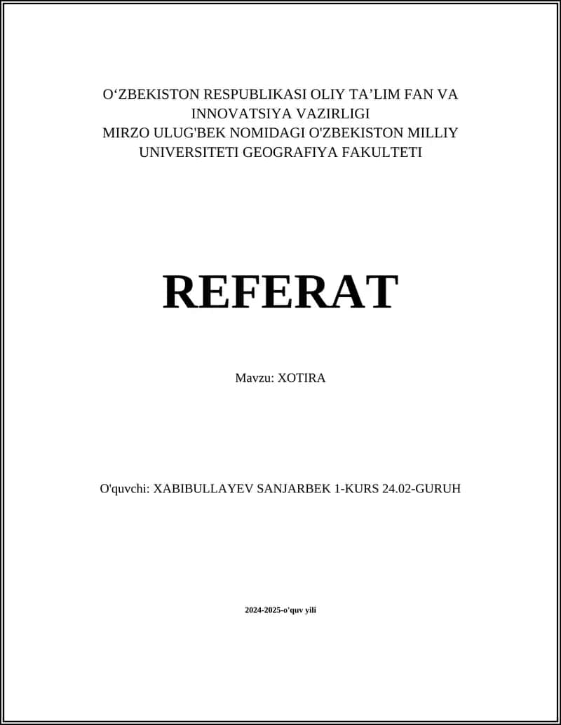 XOTIRA 1