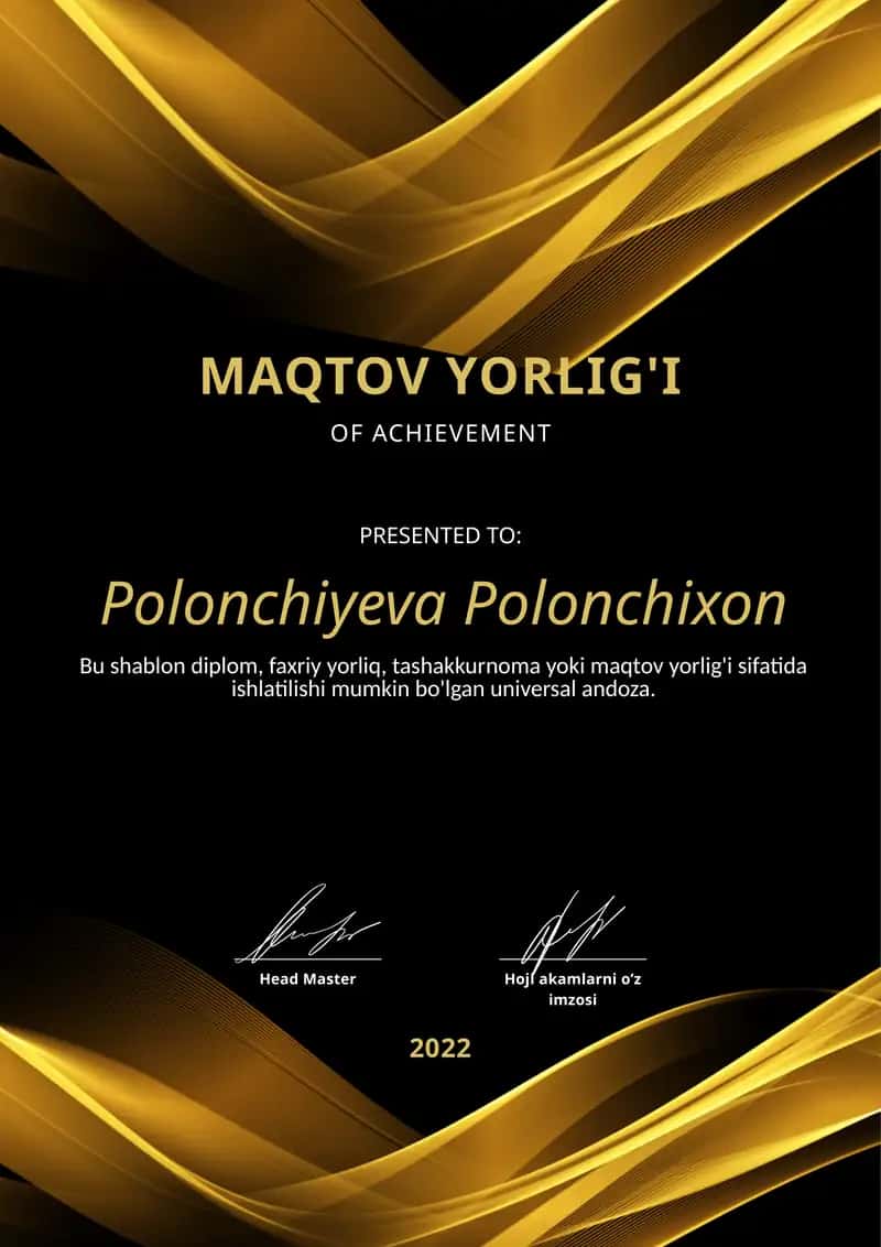 MAQTOV YORLIG'I 1