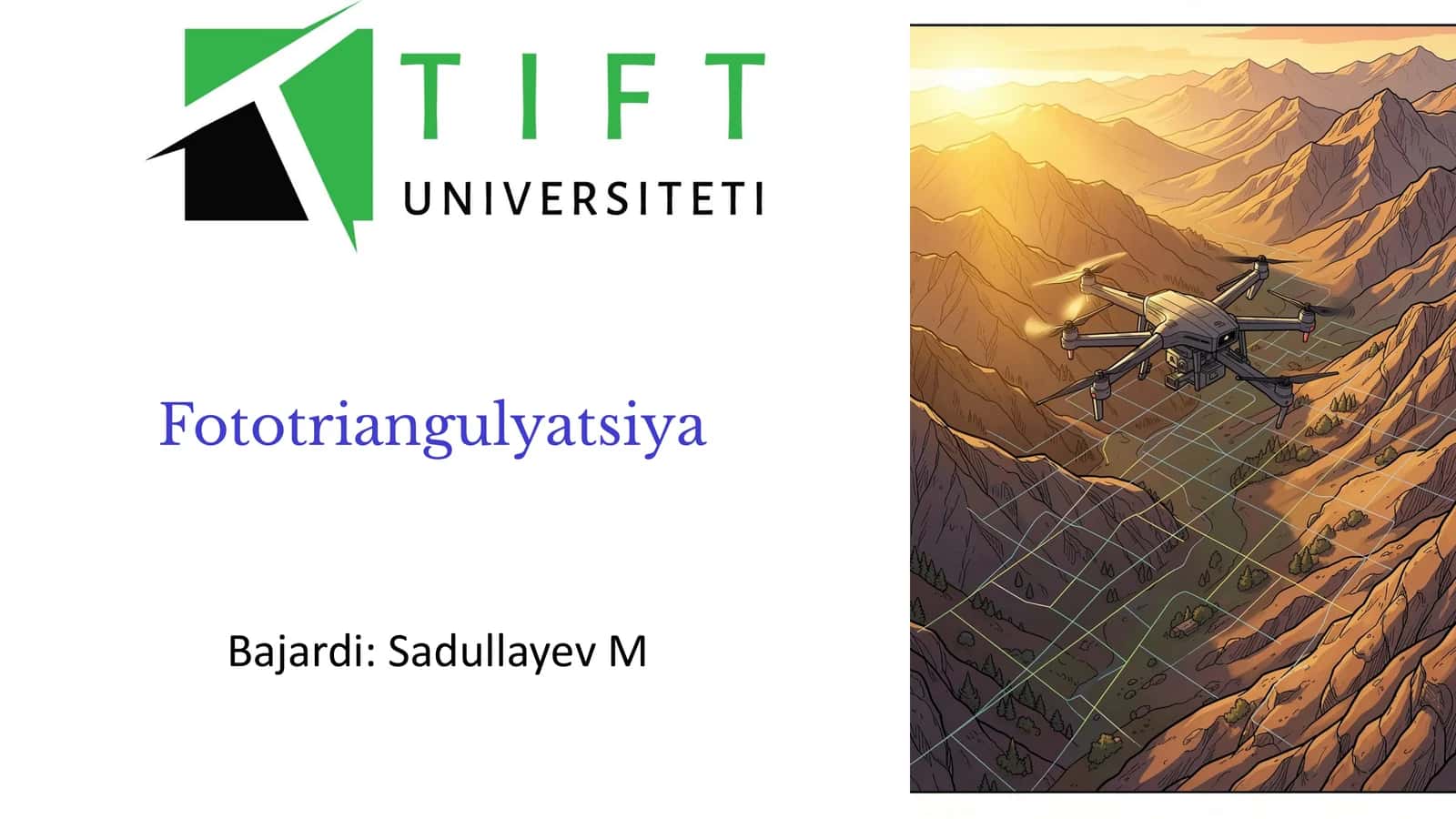 Fototriangulyatsiya. 1