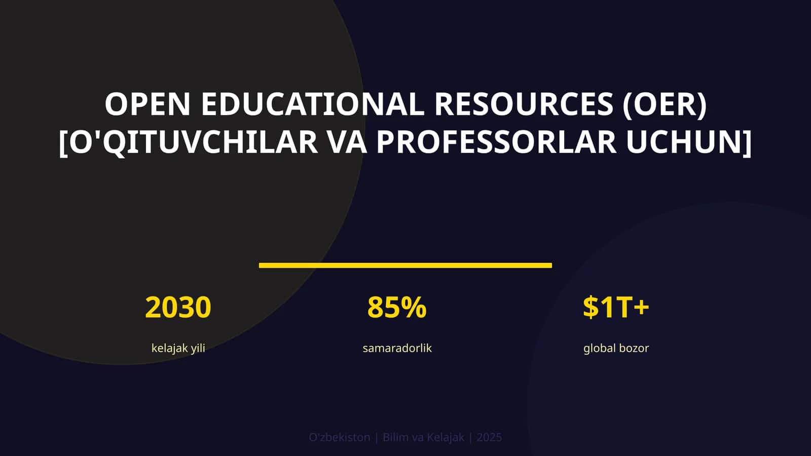 Open educational resources (O'QITUVCHILAR VA PROFESSORLAR UCHUN) 1