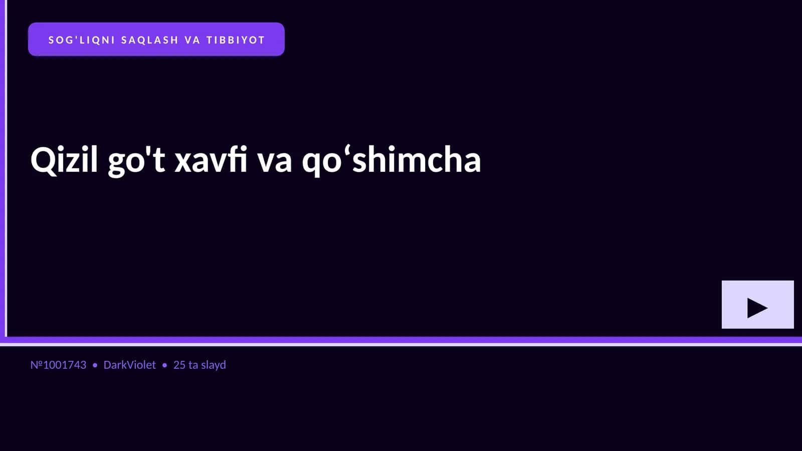 Qizil go't xavfi va qoʻshimcha 1