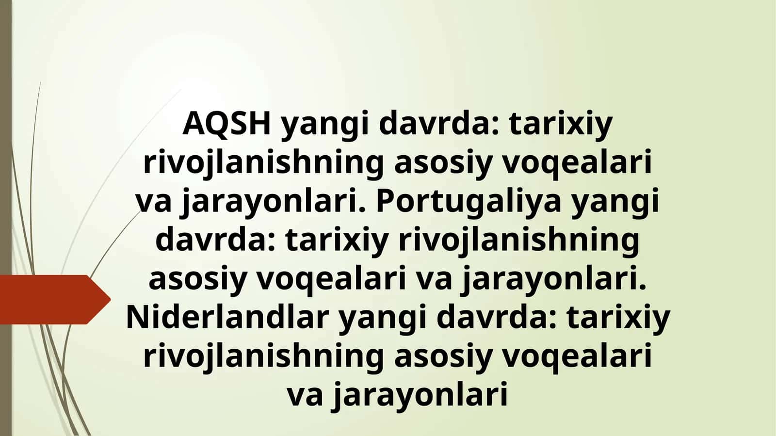 XVIII asrning boshlarida Shimoliy Amerikani ozlashtirish 1