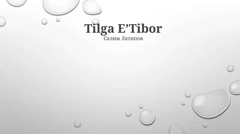 Tilga EʼTibor 1