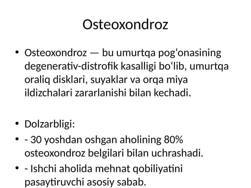 Osteoxondroz 1