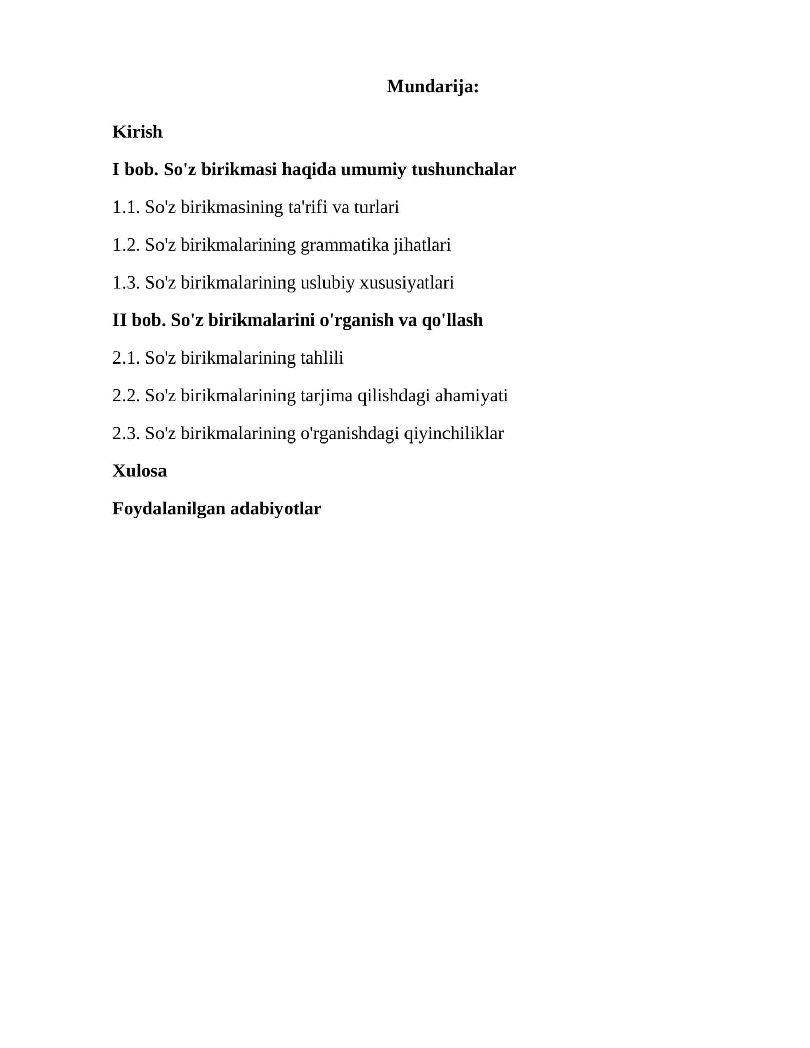So'z birikmalari tuzilishi 1
