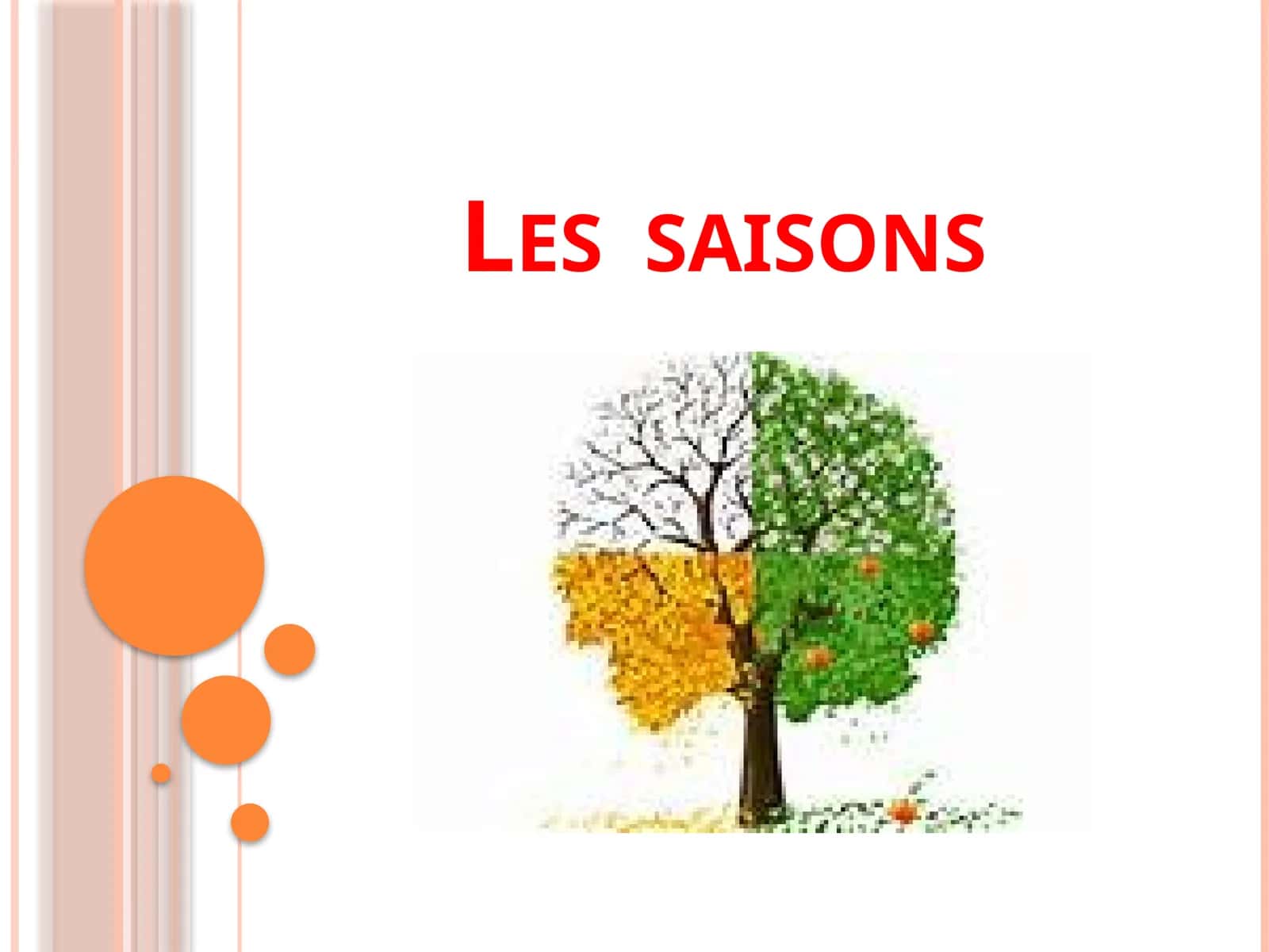 5-sinf Fransuz tili fanidan dars ishlanma. Les saisons 1